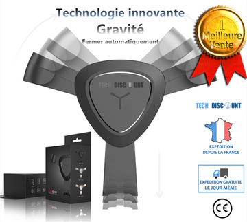 TD®  nouveau support de télephone portable mobile accessoire de voiture conduite smartphone simple installation sécurité